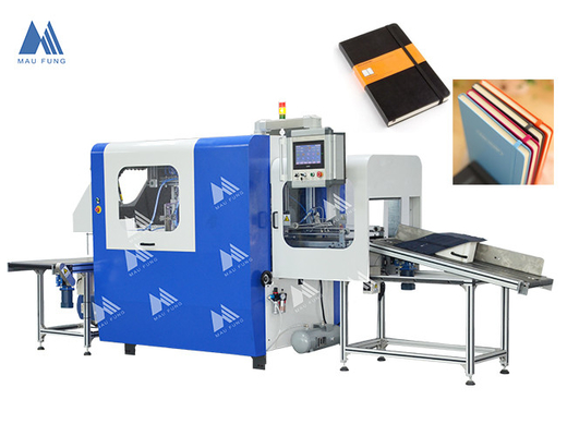 A4-formaat Volledig automatische harde behuizing Elastische band in te voegen machine Hardcover boekbindmachine MF-FEM450