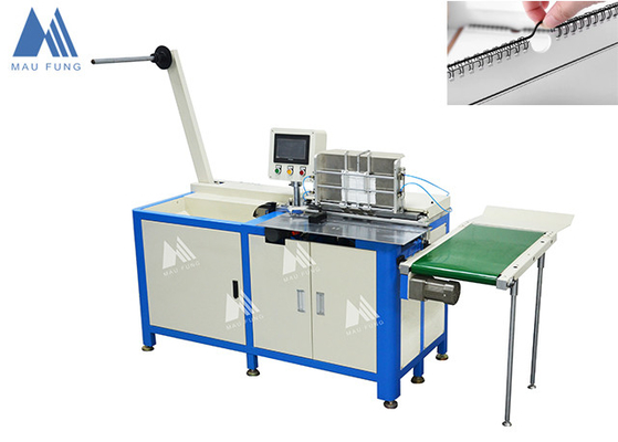 Semi-Auto Spiral Double Twin Wire Binding Machine voor Notebook Hanger Kalender MF-SDM520
