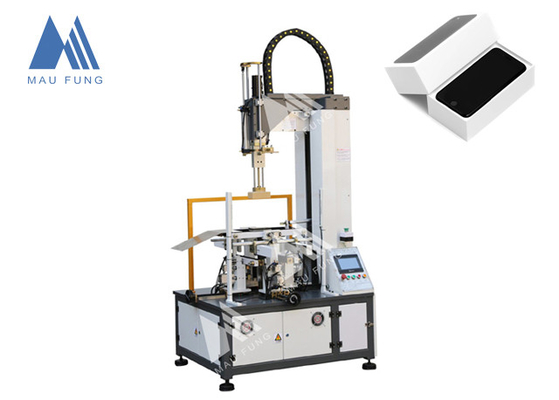 Automatische rigide cadeau doos maker mobiele telefoon doos maken machine voor high end luxe verpakking MF-540B