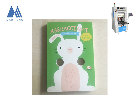 Kleine kinderen Cartoon Card Board To Board Boek maken Machine Board To Board Boek lijmmachine MF-PF400