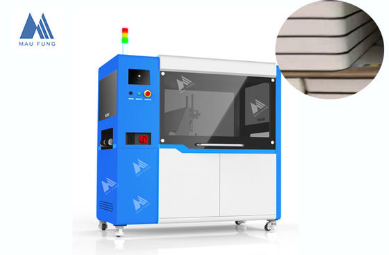 Volledig automatische dubbelkop leer notebook ronde hoek snijmachine MF-ACM380
