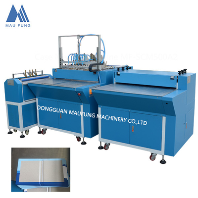 Maufung China Factory Twee stations Semi Auto Case Maker Voor Hard Cover Notebooks MF-SCM500A2
