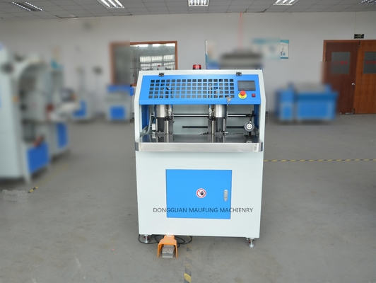 Pneumatische dubbele kop Notebook Ronde hoek trimmachine Rand Ronde hoek snijmachine MF-DCM470