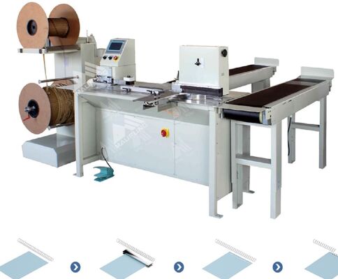 CE Twin Coil 25pcs/Min 360mm Spiral Book Binding Machine MF-SDM360