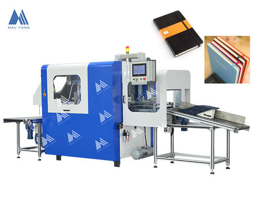 A4-formaat Volledig automatische harde behuizing Elastische band in te voegen machine Hardcover boekbindmachine MF-FEM450