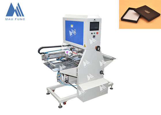 Volledig automatisch 35pcs/Min 50mm*150mm Rigid Box Paper Foil Embossing Rigid Box Making Machine