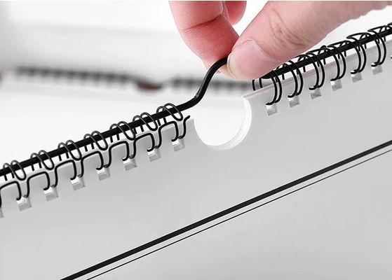 Semi-Auto Spiral Double Twin Wire Binding Machine voor Notebook Hanger Kalender MF-SDM520