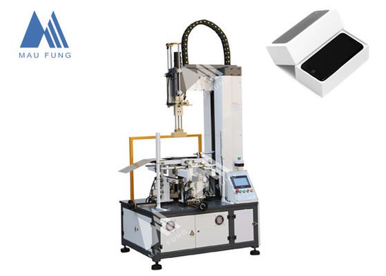 Automatische rigide cadeau doos maker mobiele telefoon doos maken machine voor high end luxe verpakking MF-540B