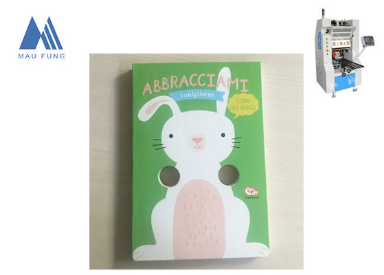 Kleine kinderen Cartoon Card Board To Board Boek maken Machine Board To Board Boek lijmmachine MF-PF400