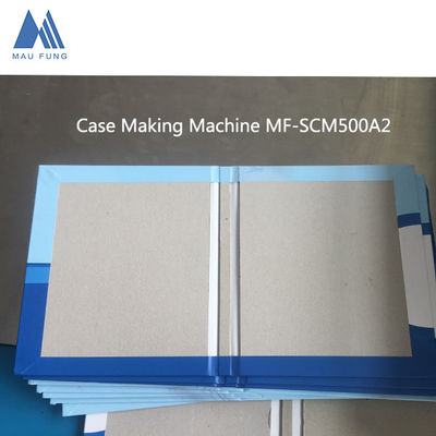 Dubbele stations grijze kartonnen verpakkingsmachine voor het maken van dozen voor boeken MF-SCM500A2