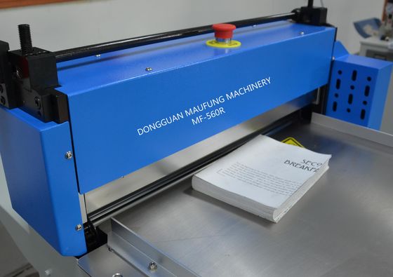 China MAUFUNG 60mm boekblok / boek ruggengraat roterende machine, elektrische boek terug roterende machine MF-560R