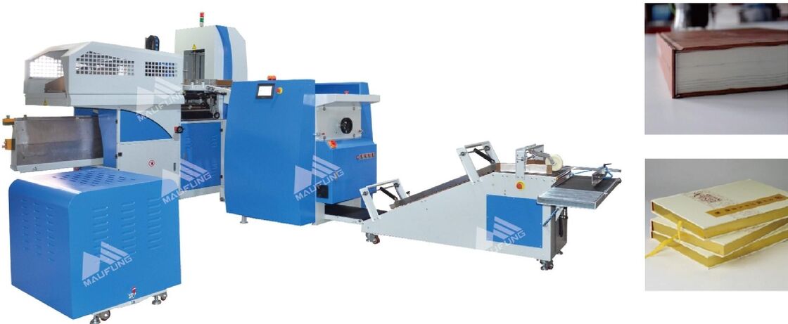 Automatische notitieboekbindmachine met 600 stuks/uur snelheid 380V 9KW automatische harde kaft boekinbindmachine