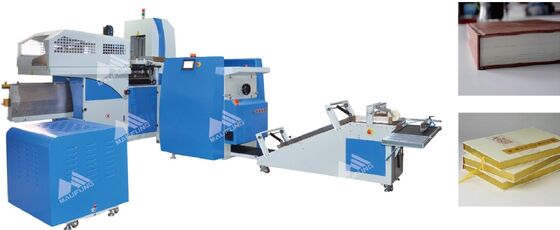 Automatische notitieboekbindmachine met 600 stuks/uur snelheid 380V 9KW automatische harde kaft boekinbindmachine
