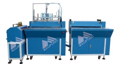 Dubbele stations grijze kartonnen verpakkingsmachine voor het maken van dozen voor boeken MF-SCM500A2